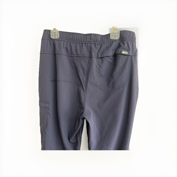 REI Co-op Hiking Pants Girls Xl (18) Gray Drawstring Pull On Joggers - Picture 3 of 3